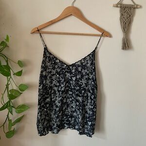 ❗️SALE❗️ Intimately Free // Black & White Floral Tank